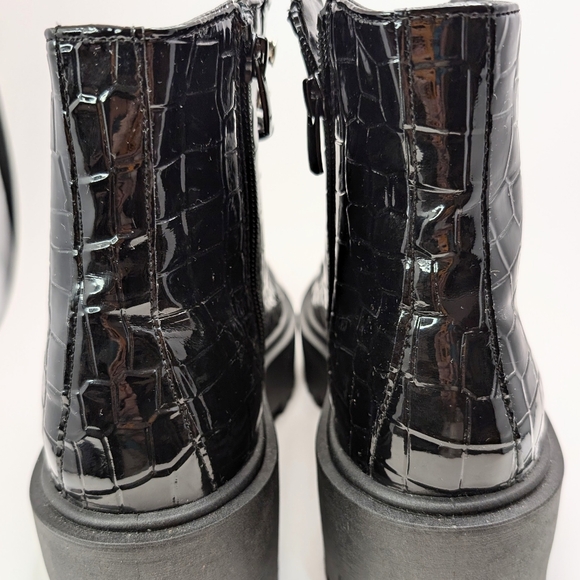 Steve Madden Keeghan combat black boots size 11 - Picture 5 of 13